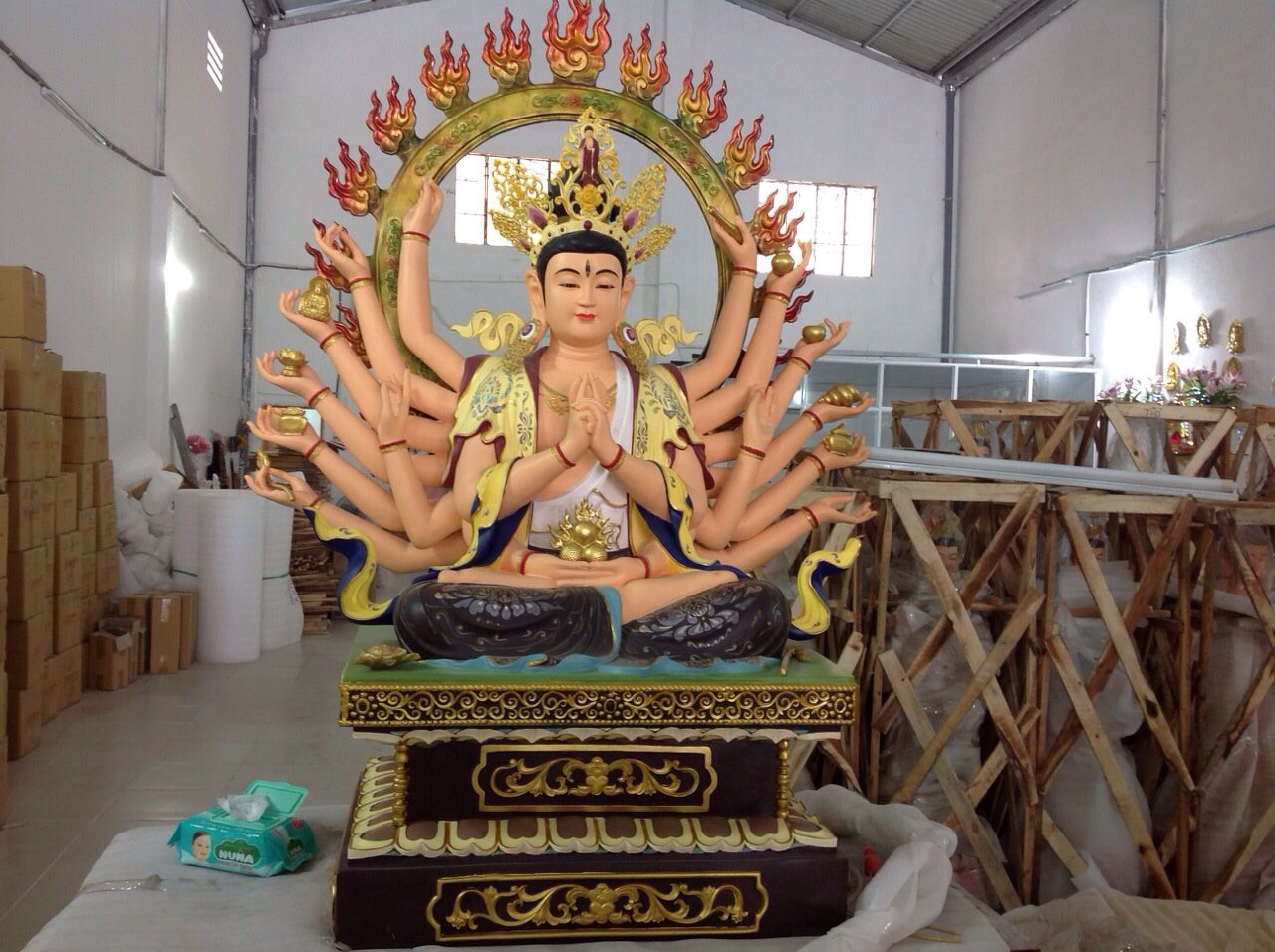Tượng Phật Chuẩn Đề 1m2 cao cấp (4131)